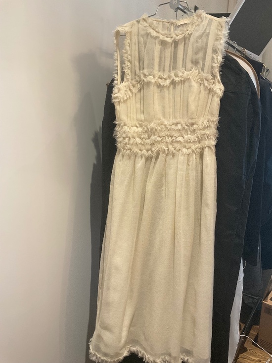 Ulla Johnson Dresses & Skirts - Ulla Johnson sleeveless Aberdeen dress ivory wool size 4